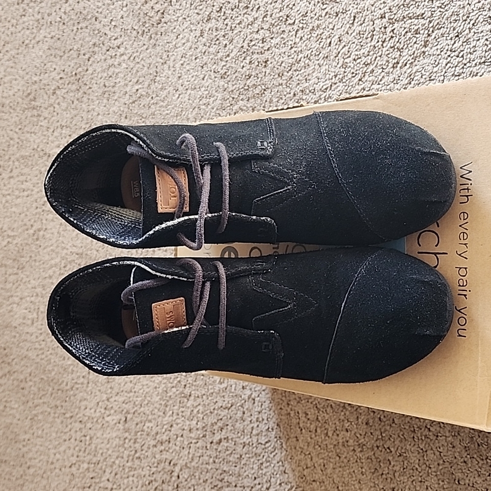 Toms Desert Wedge bootie